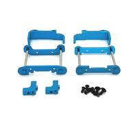 Compatibile Con Wltoys 144001 144010 144016 144018 RC Auto Parti Di Aggiornamento Accessori Codice Braccio In Metallo Servo Mount Supporto Batteria Accessori aggiornamento RC(Blue)
