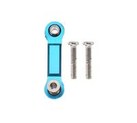 Compatibile con WLtoys A949 A959 A969 A979 K929 184011 Auto Radiocomandata Upgrade Parti Metallo Collegamento Servo RC Parti Auto(Blue)