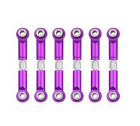 Compatibile Con Wltoys A959 A959-B A949 A969 A979 K929 1/18 RC Auto Aggiornamenti Parti In Metallo Anteriore Posteriore Tirante Collegamento Servo Asta Collegamento Set Rc Biella per auto