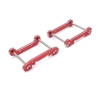 Compatibile Con WLtoys Auto Radiocomandata Upgrade Parti Metallo Supporti Braccio Oscillante Anteriore Posteriore 144001 144002 144010 124016 124017 124018 124019 RC Parti Auto(Red)