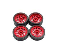 Compatibile Con WLtoys Per KYOSHO Per Mosquito Per Auto 1/28 RC Parti Di Automobili Aggiornamento In Metallo Due Larghi E Due Stretti Diametro Esterno Di 26,5 Mm Ricambi Pneumatici RC
