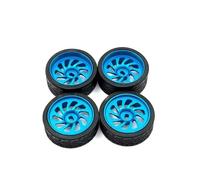 Compatibile Con WLtoys Per KYOSHO Per Mosquito Per Auto 1/28 RC Parti Di Automobili Aggiornamento In Metallo Due Larghi E Due Stretti Diametro Esterno Di 26,5 Mm Ricambi Pneumatici RC