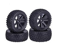 Compatibile Con Wltoys Per Redcat Per HPI Per HSP Per Tamiya Per Traxxas 1/10 Ricambi RC Off-Trail Pneumatici Anteriori E Posteriori, Cerchi, Mozzi Esagonali Da 12 Mm Ricambi Per RC