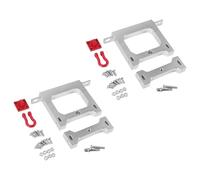 Compatibile Con WPL B14 B24 B36 C14 C24 1/16 RC Auto Parti Di Aggiornamento Accessori 2X Aggiornamento Parte Paraurti Posteriore In Metallo RC Auto Giocattoli