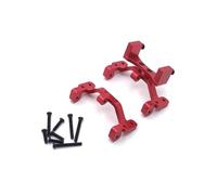 Compatibile Con WPL C14 C24 B14 B16 B24 Per HengLong Per JJRC Per FeiYu RC Ricambi Auto Accessori Metallo Servo Staffa Tirante Supporto Accessori aggiornamento RC(Red)