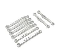 Compatibile Con WPL C54 C54-1 C64-1 C74 C74-1 1/16 Auto Telecomandata Parti Di Modifica Per L'aggiornamento Barra Di Trazione Anteriore E Posteriore Rc Biella per auto