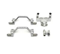 Compatibile Con WPL C64 1/16 Accessori Per Parti Di Aggiornamento Per Auto Con Telecomando Servo Per Asta Posteriore Anteriore In Metallo Fisso Per Sedile RC Parti Auto(Silver)