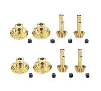 Compatibile Con WPL D12 B24 B36 C14 C24 Per MN D90 D98 D99 Per MN99S 1/10 Ricambi Per Auto RC Set Ingranaggi Albero Di Trasmissione Metallico RC Auto Giocattoli