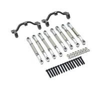 Compatibile Con WPL Per C14 C24 Per MN D90 1/16 RC Accessori Di Aggiornamento RC Auto Sterzo In Metallo Asta Di Collegamento Base Di Montaggio Sterzo Servo Staffa Rc Biella per auto