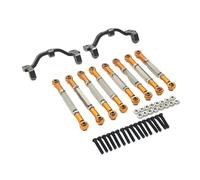 Compatibile Con WPL Per C14 C24 Per MN D90 1/16 RC Accessori Di Aggiornamento RC Auto Sterzo In Metallo Asta Di Collegamento Base Di Montaggio Sterzo Servo Staffa Rc Biella per auto