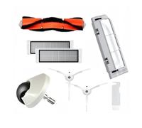 Compatibile con Xiaomi 1a generazione/2/1S e compatibile con Roborock E4 E5 S4 Max, kit di parti di ricambio 6 in 1 con spazzola principale, spazzole laterali, filtro HEPA