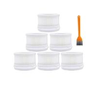 Compatibile con Xiaomi 1C Mijia K10 Aspirapolvere portatile Spazzola a rullo Spazzola for acari Sostituzione accessori filtro HEPA (Color : 7pcs-01)
