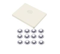 Compatibile con Xiaomi, compatibile con serbatoio dell'acqua di ricambio e panni for mocio Roborock for aspirapolvere robot serie S6 Pure, S5, S6, S50-S55, E4, E5(12PCS)
