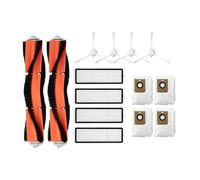 Compatibile con Xiaomi Dreame Bot D10 Plus Accessori Spazzole Filtro Sacchetti for la polvere Panno for scopa Spazzola laterale principale RLS3D Pezzi di ricambio for aspirapolvere (Color : 14pcs 2)