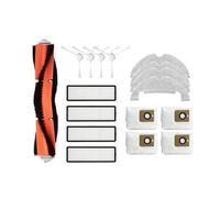 Compatibile con Xiaomi Dreame Bot D10 Plus Accessori Spazzole Filtro Sacchetti for la polvere Panno for scopa Spazzola laterale principale RLS3D Pezzi di ricambio for aspirapolvere (Color : 17pcs)