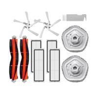 Compatibile con XiaoMi Dreame Bot W10 Robot aspirapolvere e lavapavimenti autopulente Spazzola principale/laterale Contenitore for la polvere Parti di ricambio for(Set 20)