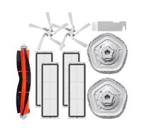 Compatibile con XiaoMi Dreame Bot W10 Robot aspirapolvere e lavapavimenti autopulente Spazzola principale/laterale Contenitore for la polvere Parti di ricambio for(Set 12)