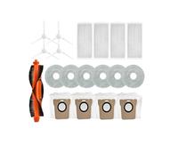 Compatibile con Xiaomi Mijia M30 Pro C107 Robot Aspirapolvere Pezzi di Ricambio Spazzole Laterali Principali Panni for Mocio Filtri HEPA Sacchetto Antipolvere Accessori(Set19)