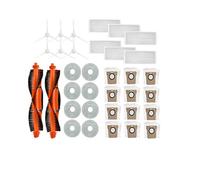 Compatibile con Xiaomi Mijia M30 Pro C107 Robot Aspirapolvere Pezzi di Ricambio Spazzole Laterali Principali Panni for Mocio Filtri HEPA Sacchetto Antipolvere Accessori(Set3)