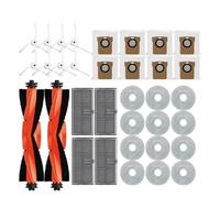 Compatibile con Xiaomi Mijia M40 D110CN Robot Aspirapolvere Ricambi Spazzola Laterale Principale Filtro Hepa Panno for Mocio Sacchetto for la Polvere Accessori di Ricambio(Grey)