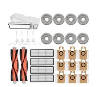 Compatibile con XIAOMI Mijia Omni 1S B101CN B116 Robot Aspirapolvere Ricambi Dreame S10 S10+ Spazzola Laterale Principale Stracci Filtro Hepa Sacchetti for la Polvere(Yellow)