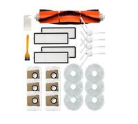Compatibile con Xiaomi Mijia Omni B101CN/ 1S/B116, compatibile con Dreame L10S Ultra/L10S Pro Parte Spazzola laterale principale Filtro Hepa Mop Sacchetto for la polvere Serbatoio dell'acqua (Color :