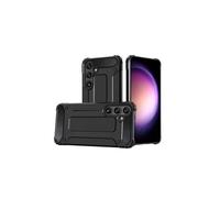 Compatibile con Xiaomi Poco C65/Redmi 13C - Custodia ibrida rinforzata - Nera