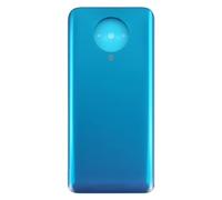 compatibile con XIAOMI POCO F2 PRO M2004J11G / Redmi K30 PRO Copri Batteria Ricambio Protezione Posteriore Back Cover Retro Scocca rigida vetro plastificato + biasesivo (Blu)