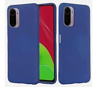 Compatibile con Xiaomi POCO F3 / MI 11i Custodia protettiva in gel di silicone TPU morbido opaco Ultra Soft Slim Case (Blu)