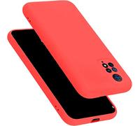 compatibile con XIAOMI REDMI Note 11 Pro 5G / 4G 2201116SG 2201116TG Custodia Cover Case protezione posteriore Slim matte Flessibile Gel Silicone morbida antiurto antigraffio TPU (Rosso)