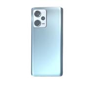 compatibile con XIAOMI Redmi Note 12 Pro+ Plus 22101316UCP Copri Batteria Ricambio Protezione Posteriore Back Cover Retro Scocca rigida vetro plastificato + biasesivo (BLU)