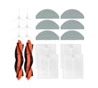 Compatibile Con Xiaomi, Robot Aspirapolvere E10 E12 B112 Spazzatrice Pulitrice Ricambi Rullo Spazzola Laterale Filtro Panno Mocio Stracci Accessori(18PCS)