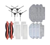 Compatibile con Xiaomi Robot Vacuum S10 S12 B106GL Ricambi Accessori Spazzola Laterale Principale Filtro HEPA Panno Mop (S10 16PCS SET 1)