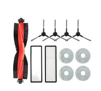 Compatibile con Xiaomi Robot Vacuum S20 Plus/ S20+ / B108GL Parti Accessori Spazzola principale Spazzola laterale Filtro Hepa Panno for mocio Ricambio(Clear)