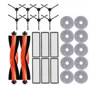 Compatibile con Xiaomi Robot Vacuum S20+ / S10 Plus / B108GL / B105 Parti Accessori Spazzola laterale principale Filtro Hepa Panno di ricambio for mocio(Clear)