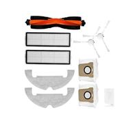 Compatibile con Xiaomi Robot Vacuum X10, parti di ricambio for aspirapolvere Spazzola laterale principale Filtro Hepa Sacchetto for la polvere in tessuto Coprispazzola principale ( Color : Set q )