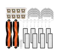 Lipski Compatibile con Xiaomi Robot Vacuum X10 Pezzi di Ricambio di Ricambio Accessori Spazzola Laterale Principale Filtro Hepa Sacchetto for la Polvere in Tessuto (Color : Set P)