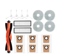 Compatibile con Xiaomi Robot Vacuum X20 + / X20 Plus Parti Accessori Spazzola laterale principale Filtro Hepa Panno for mocio Sacchetto for la polvere Sostituzione(18PCS)