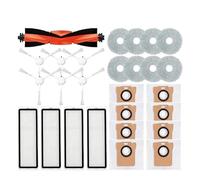 Compatibile con Xiaomi Robot Vacuum X20 + / X20 Plus Parti Accessori Spazzola laterale principale Filtro Hepa Panno for mocio Sacchetto for la polvere Sostituzione(26PCS)