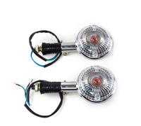 Compatibile con XVS650 1998-2004 per XVS1100 2000-2009 per Virago 535S 1994 1995 1996 1997 1 Paio di Indicatori di Direzione per Motociclette Luce Direzionale Indicatori motocicli(Clear)