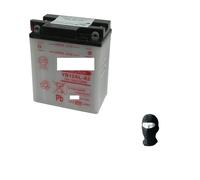 COMPATIBILE CON Y AMAHA XV Virago 535 1986-2002 BATTERIA GIA' PRONTA ALL'USO YB12AL-A2 12V/12AH BATTERIE PER MOTO SCOOTER SPECIFICA COMPLETA