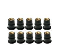 Compatibile Con YAMAHA 10/30Pezzi M5 M6 Bulloni Per Parabrezza Per Moto Viti Metriche Gomma Pozzetto Dado Fissaggio Modifica Ricambi Viti