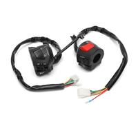 Compatibile Con Yamaha 12V 7/8" Interruttore Controllo Manubrio A Pulsante Interruttore Clacson Moto Indicatore Direzione Faro Interruttore Avviamento Elettrico Connettore