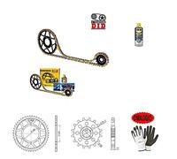 COMPATIBILE CON YAMAHA FZ6 Fazer, Abs, S2 (RJ07/RJ14) 600 2004-2008 KIT CATENA CORONA PIGNONE PER MOTO TRASMISSIONE DID 530VX3 LUN 118 MAGLIE,CORONA ACCIAIO P530-Z46,PIGNONE P530-Z16 SPECIFICO