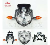 Compatibile Con YAMAHA FZ8N Parabrezza Frontale Laterale Faro
