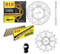 COMPATIBILE CON YAMAHA MT-07 Tracer A (MTT690) 700 2021-2022 KIT CATENA CORONA PIGNONE TRASMISSIONE PER MOTO S-AC 16-43-108 DID CATENA 525VX 108 MAGLIE CORONA 525 ACCIAIO Z43 PIGNONE 525 Z16