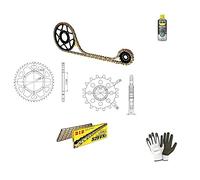 COMPATIBILE CON YAMAHA MT09 / MT09 ABS 850 2018-18 KIT CATENA CORONA PIGNONE PER MOTO TRASMISSIONE DID 525VX3 LUN 110 MAGLIE,CORONA ACCIAIO P525-Z45,PIGNONE P525-Z16 SPECIFICO