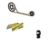 COMPATIBILE CON YAMAHA MT09 Tracer 850 anno 2016 KIT TRASMISSIONE PER MOTO CATENA DID ORO 525VX3, CORONA 45 DENTI, PIGNONE 16 DENTI SPECIFICO PER LA TUA MOTO