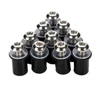 Compatibile Con Yamaha Per FZ1 FZ6 FZ6R FJR1300 Per YZF-R1 R6 R7 600R 750R Bulloni Parabrezza Viti Montaggio Parabrezza Per M5 5 Mm Rondelle Dadi parabrisas