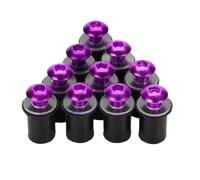 Compatibile Con Yamaha Per FZ1 FZ6 FZ6R FJR1300 Per YZF-R1 R6 R7 600R 750R Bulloni Parabrezza Viti Montaggio Parabrezza Per M5 5 Mm Rondelle Dadi parabrisas